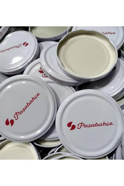 Paşabahçe Konserve Kavanoz Kapağı 600 Adet Metal Beyaz Silikonlu Kapak