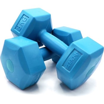 Mrt Spor ( 3kg ) Plastik Köşeli Dambıl ( 2pcs )