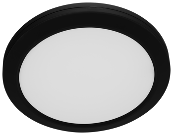 30w S/ü Oval Backlıght Panel Led Siyah Kasa 6500k