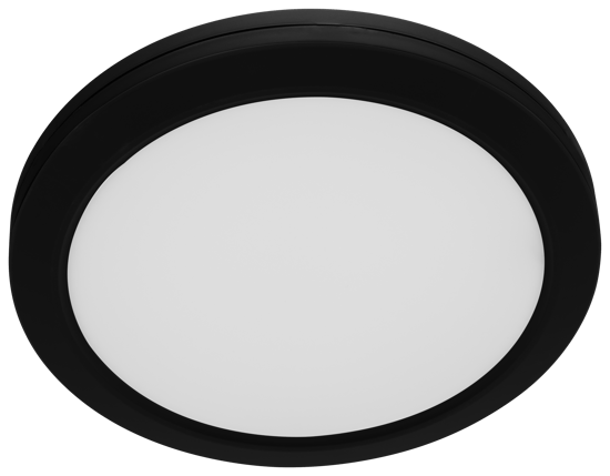 30w S/ü Oval Backlıght Panel Led Siyah Kasa 6500k