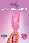 Proco Beauty Pro Curlybrush - Kıvırcık Saçlar için Bukle Belirginleştirici Saç Fırçası ( Bordo )