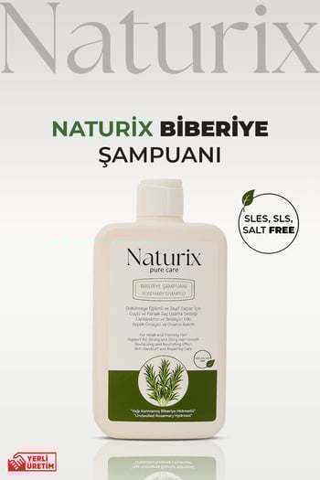 Naturix Biberiye Şampuanı Tuzsuz 450 ml