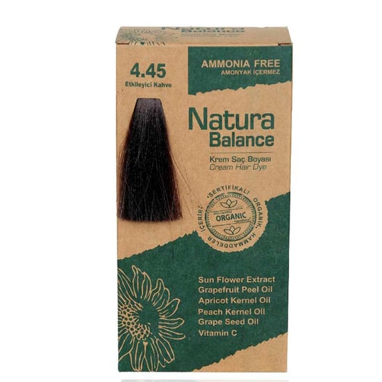 NATURA BALANCE SAÇ BOYASI 4.45 ETKİLEYİCİ KAHVE