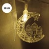 BUFFER® Hilal ve Cami Şekilli USB LED Işık – 20 LED’li Dekoratif Ramazan Dekorasyonu ve Ortam Aydınl