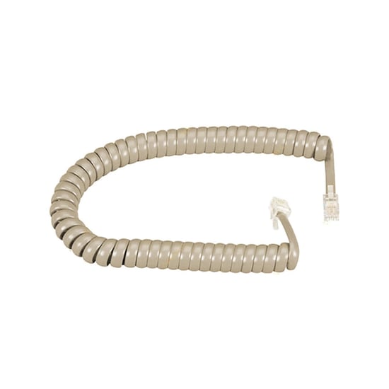 Spiral Telefon Ahize Kablosu Krem