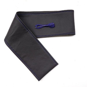 P Parla Tüm Araçlara Uyumlu Vinil Direksiyon Kılıfı, Dikmeli Mavi Dikişli