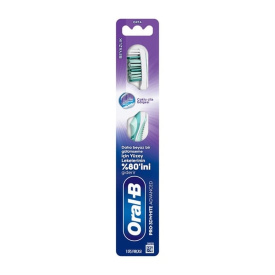 Oral-b Pro-3dwhite Advanced Beyazlık Diş Fırçası - Orta