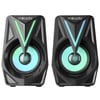Md-s23 Glare 2.0 Multimedia 3w*2 Siyah Usb Rgb Işıklı Gaming Speaker Hoparlör