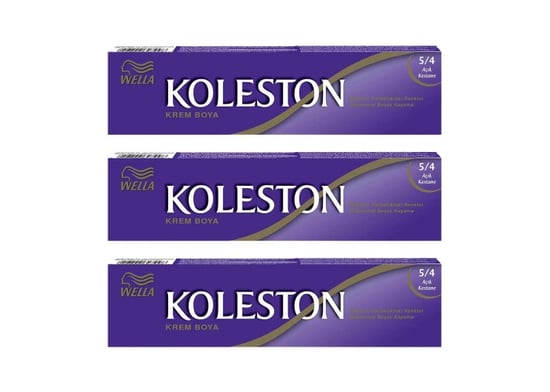 Koleston Tüp Boya 50 Ml - 5.4 Açık Kestane 3 Adet