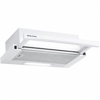 White Daisy F-2 Beyaz Çift Motorlu Aspiratör ( Led Aydınlatma ) ( Çift Fan & 2 Hız Kademeli & Yüksek Emiş Hızı )