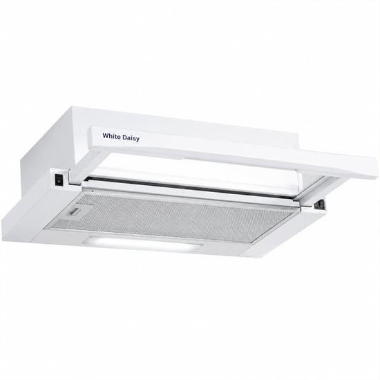 White Daisy F-2 Beyaz Çift Motorlu Aspiratör ( Led Aydınlatma ) ( Çift Fan & 2 Hız Kademeli & Yüksek Emiş Hızı )