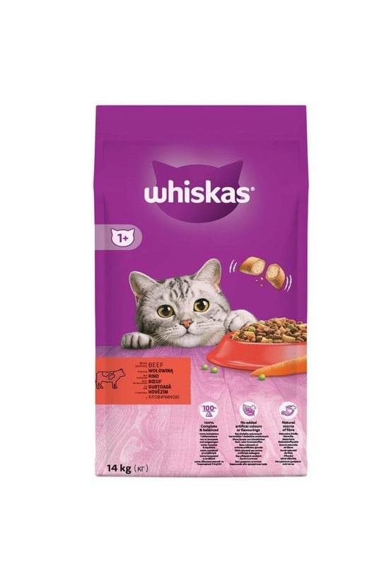 Whiskas Biftekli Yetişkin Kedi Maması 14 Kg