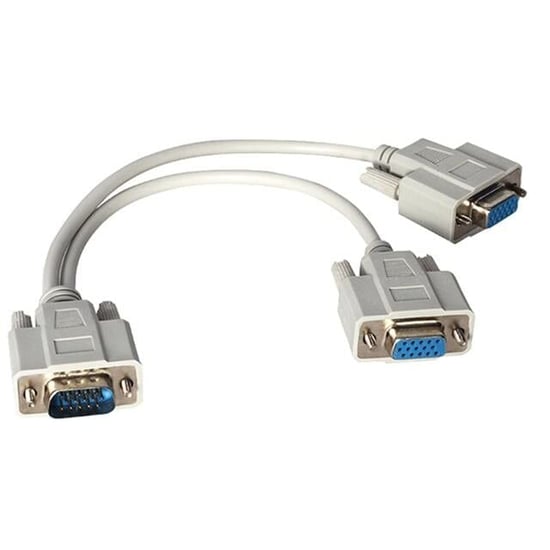 Pm-1557 1x Vga Erkek To 2x Vga Dişi 30 Cm Çevirici Kablo