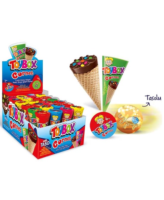 Toybox Fındık Krema Dolgulu Draje Gofret 25 Gr