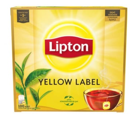 Lipton Yellow Label Bardak Çay 100'lü
