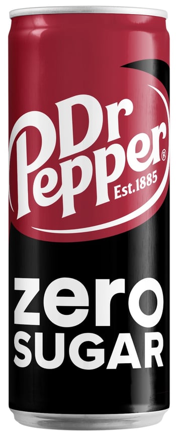 Dr Pepper Zero Sugar 330ml Karışık Aromalı Şekersiz Gazlı İçecek