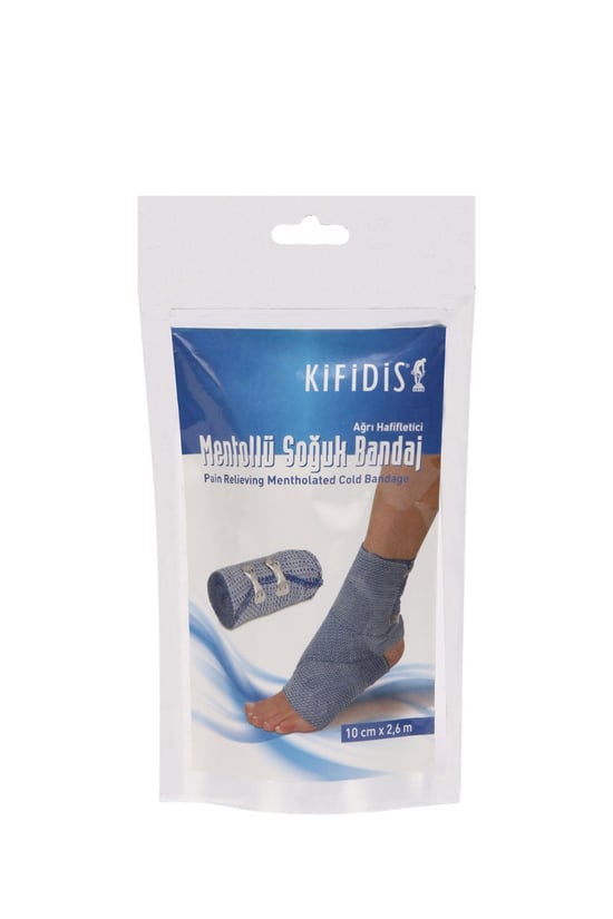 Kifidis Ağrı Hafifletici Mentollü Soğuk Bandaj 10 Cm X 2,6 M