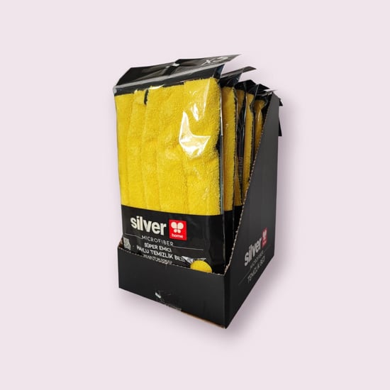 Silver Home 265 Gsm 32x32 Cm 5'li Süper Emici Kurulama Bezi-sarı