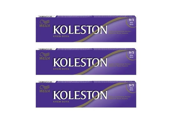 Koleston Tüp Boya 50 Ml - 9.3 Altın Sarı 3 Adet