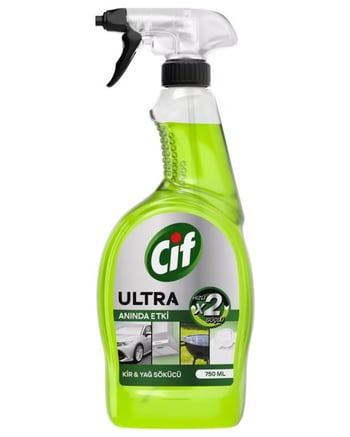 Cif Ultra Anında Etki Kir ve Yağ Çözücü 750 Ml