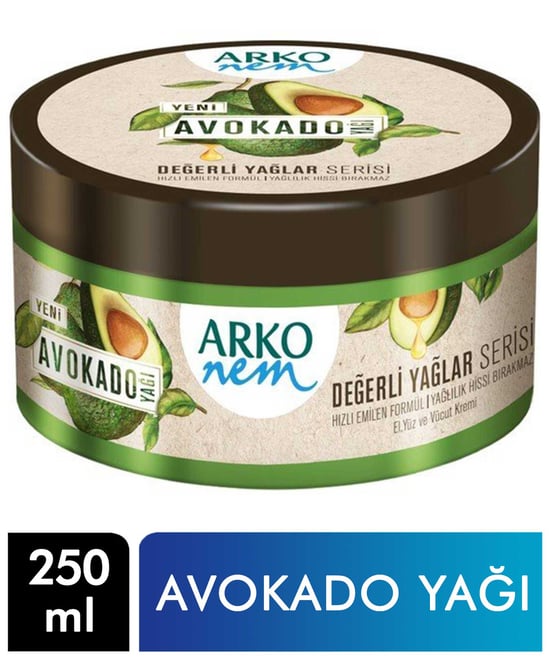 Arko Nem Avokado Yağı Krem 250 ml