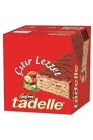 Tadelle Sütlü Çikolata Kaplamalı Fındık Kremalı Gofret 28g 28'li