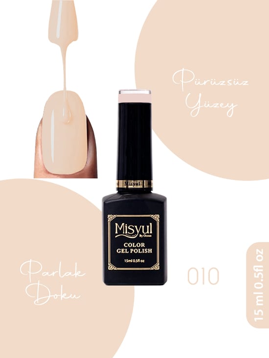 Misyul Uv Led Kalıcı Oje Nail Art 15 Ml 010