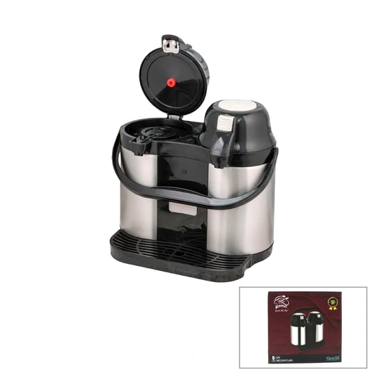 Cooker Ckr-2027 ( 5 Lt ) Lüx 304 ( Çiftli ) Çelik Termos ( Pompalı & Musluklu ) ( Taşıma Kulplu & Pompa Kilit Tuşlu )