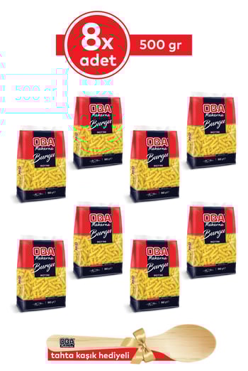 Oba Makarna Burgu 500 Gr * 8 Adet