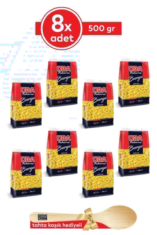Oba Makarna Burgu 500 Gr * 8 Adet