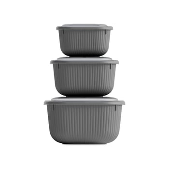 Dünya-30907-999 ( Kare ) ( 3pcs= 600-1100-1800ml ) Sızdırmaz Saklama Kabı & Kutusu Set (renkli & Şeffaf Pls.kap)