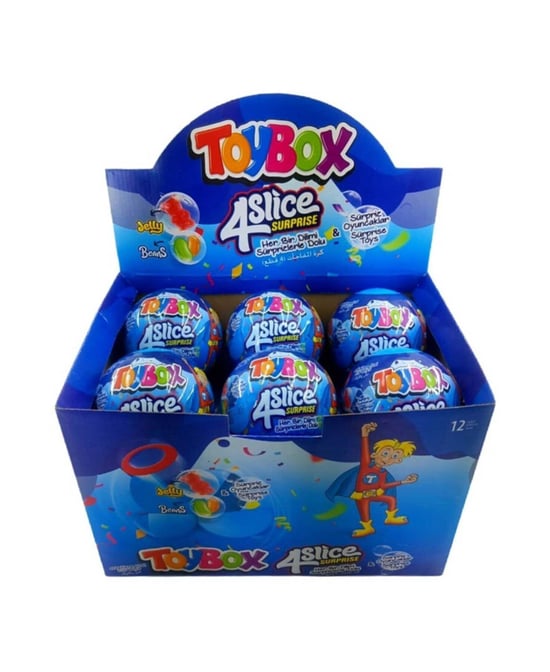 Toybox Oyuncaklı 4 Dilim Sürpriz Yumurta Erkeklere Özel 12'li Paket