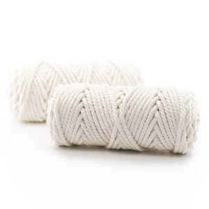P Parla Pamuk Makrome 4 mm İp Ekru