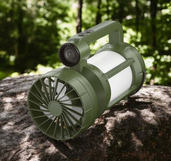 Panther Pt-576 Şarjli Solar Fanli Kamp Lambasi