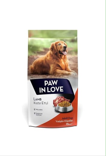Paw In Love Yetişkin Köpek Maması Kuzulu 15 Kg