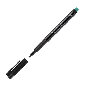 Faber Castell 1525 (m) Permanent Asetat Kalemi 1.0 Mm Siyah