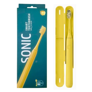 Sonic Smart Diş Fırçası ve 1 Adet Yedek Başlık Sarı