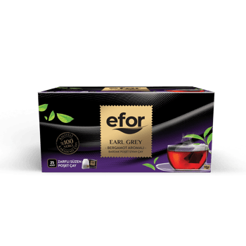 Efor Bergamot Aromalı Süzen Poşet Siyah Çay 2 Gr X 25 Adet