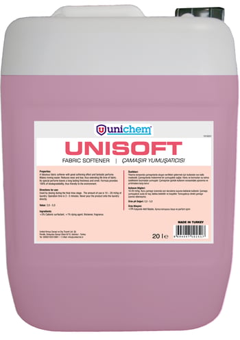 Unichem Unisoft Çamaşır Yumuşatıcısı 20 L