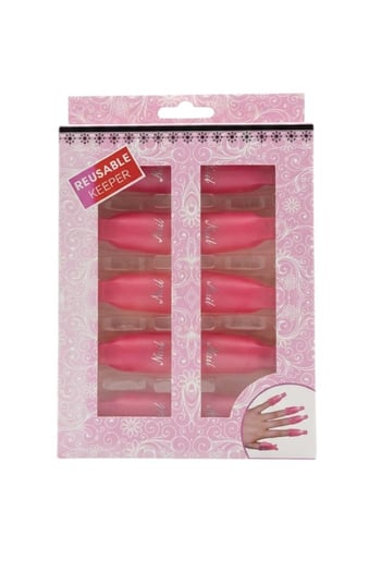 Ocean Tırnak Mandalı 10'lu Paket Pembe Asu-249