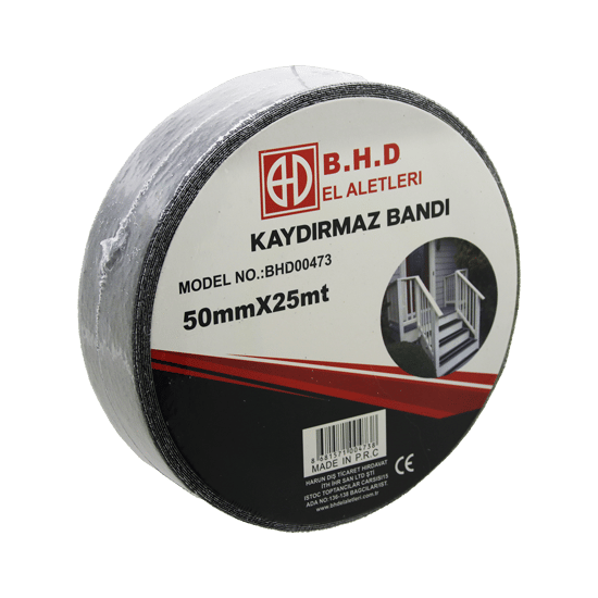 B.h.d Bhd-00473 ( 50mm X 25mt ) Kaydırmaz ( Siyah ) Bant ( Bandı )
