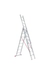 Elmas Serisi - 3 Parça X 3 Metre = 9 Metre A Ti̇pi̇ Alüminyum Merdiven - Yerli Üretim