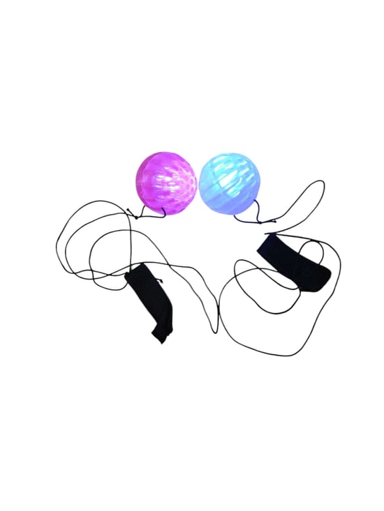 Adm022 Işıklı Zıplayan El Tutma Aparatlı Top