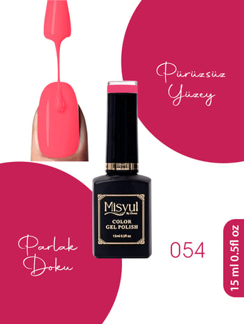 Misyul Uv Led Kalıcı Oje Nail Art 15 Ml 054