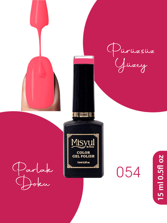 Misyul Uv Led Kalıcı Oje Nail Art 15 Ml 054