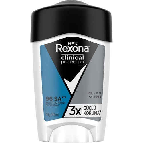 Rexona Clinical Protection Clean Scent Men Erkek Stick Deodorant 45 Ml