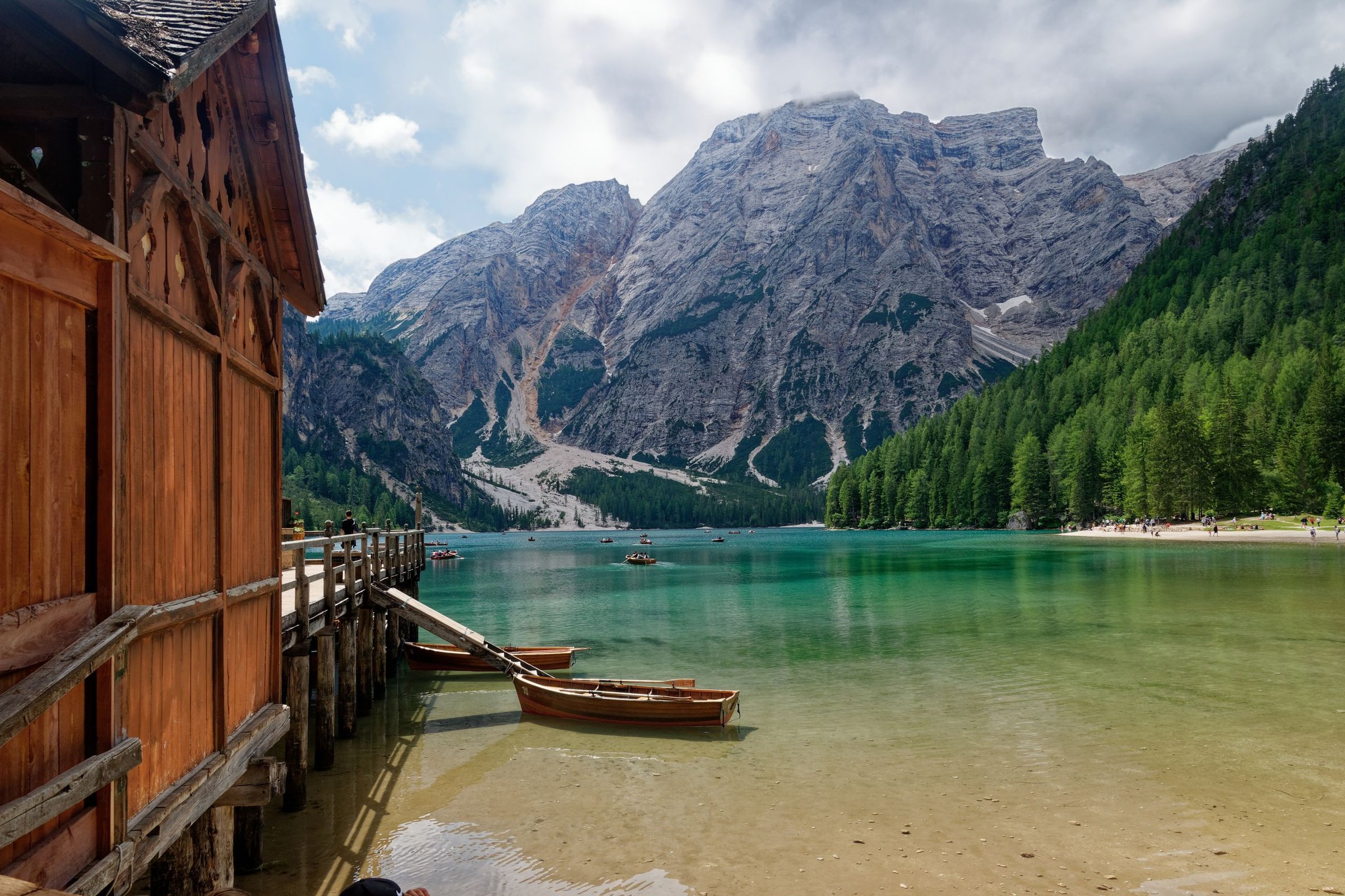 Dolomites via Ortisei dan Lake Braies