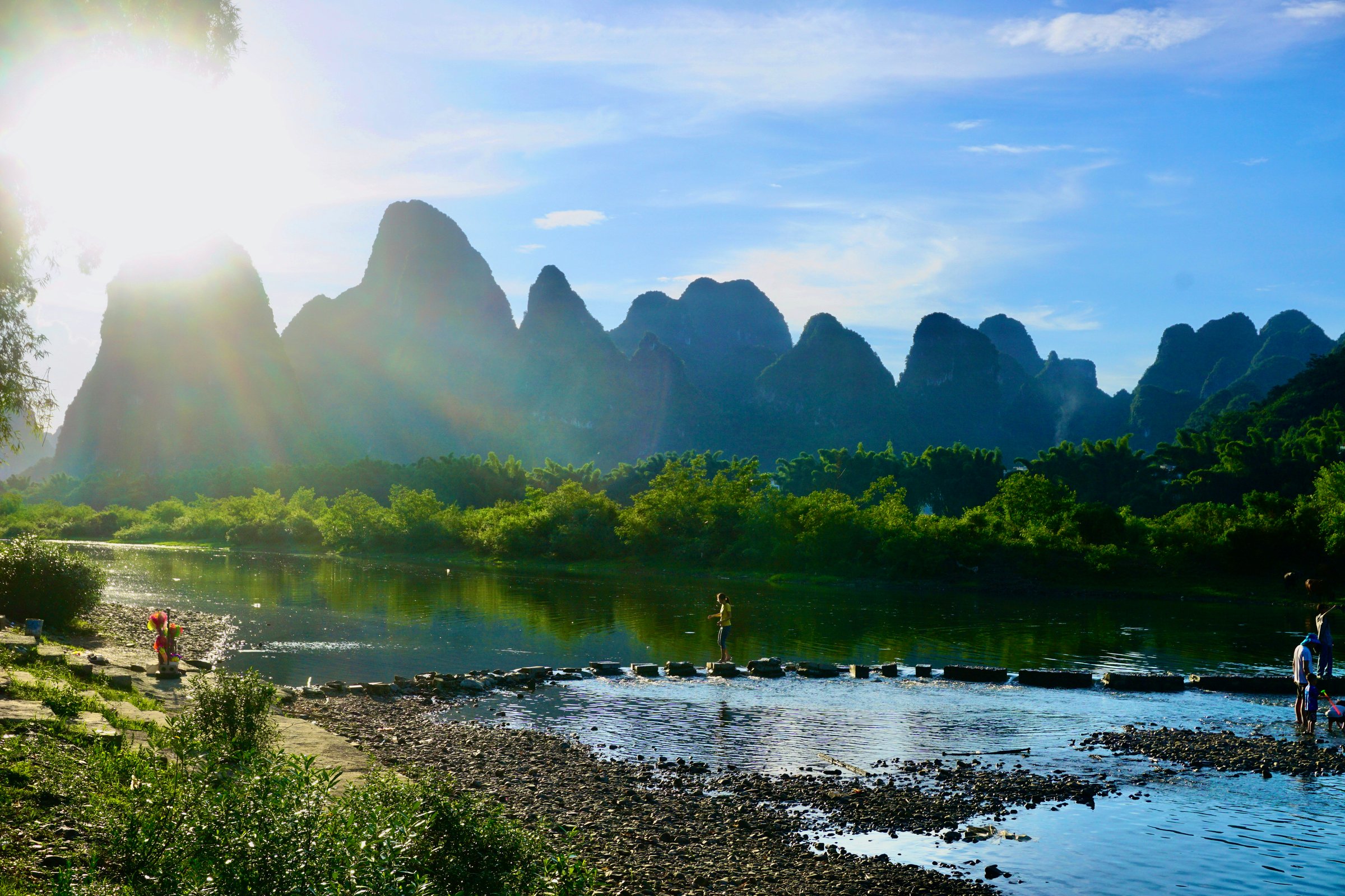 Karst mountains in Guilin, China