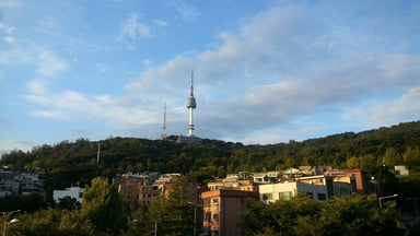 Pemandangan perjalanan di South Korea Seoul