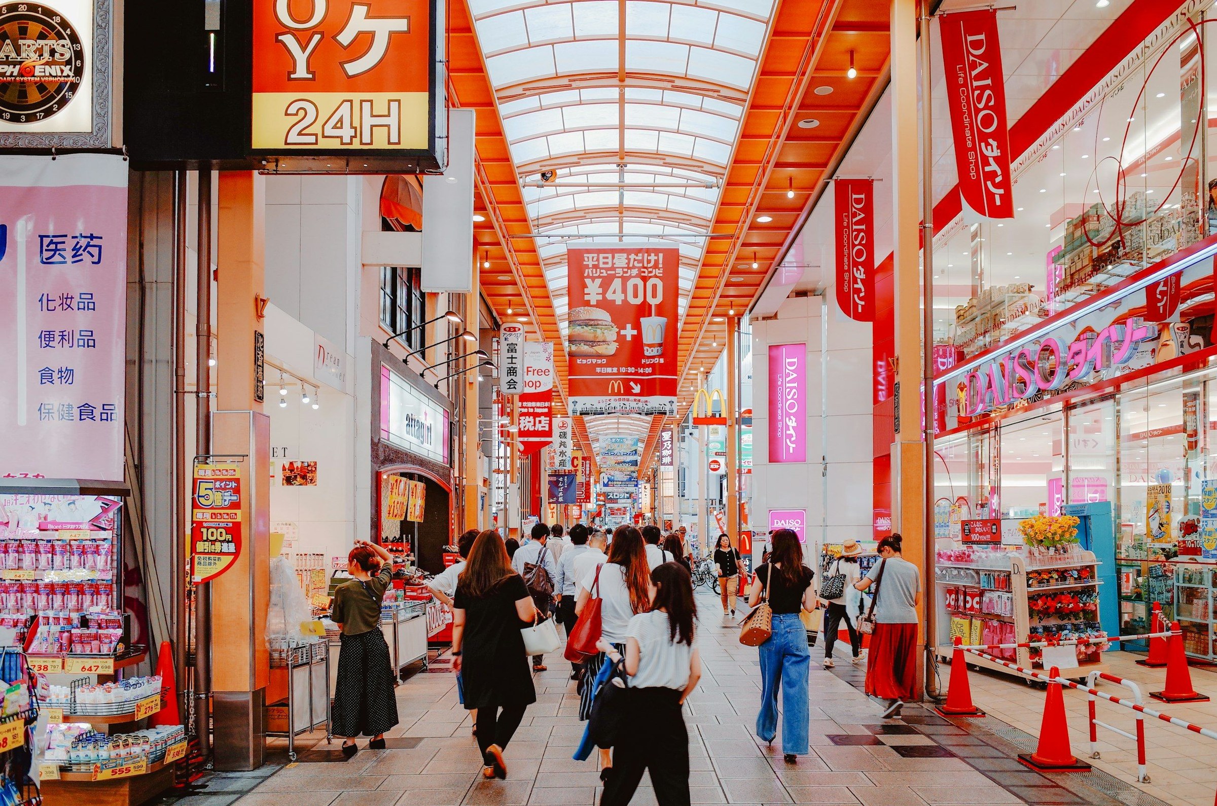 Panorama: belanja di Osaka, Jepang
